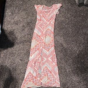 Maxi dress with slip